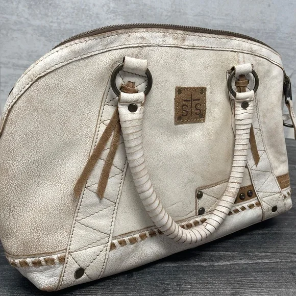 NWOT - Cremello Sansa Satchel by STS